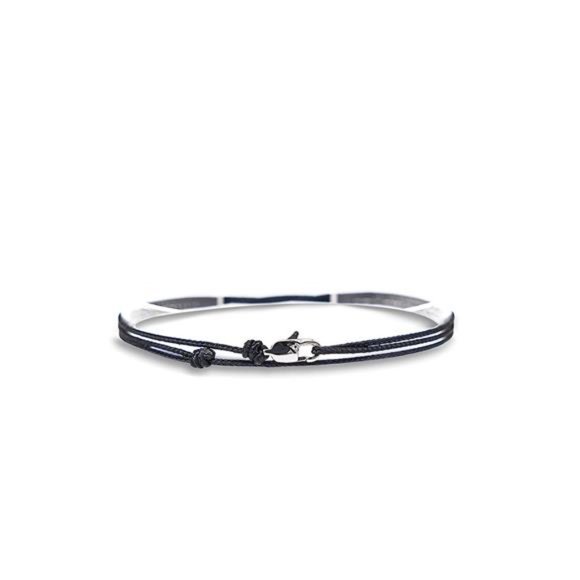 Adjustable Wrap Surfer Bracelet Women & Men Thin String Bracelet with Snap Hook - Picture 1 of 7